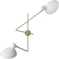 Astep - VV Cinquanta Twin Seinävalaisin Brass/White