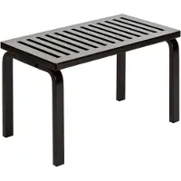 Artek Ritiläpenkki 153b maalattu musta l 73 cm