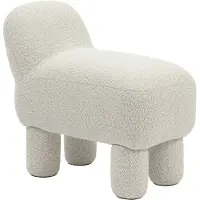 Design House Stockholm Lulu Pouf - Cream - 65X36X59CM