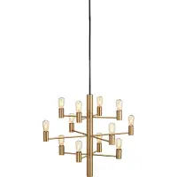 Herstal Manola 12 kattokruunu Satin brass