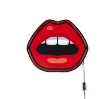 Seletti -LED-seinäkoriste JOB-BLOW MOUTH 47 cm