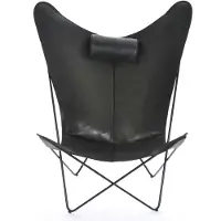 OX Denmarq Ks Nojatuoli / - Nojatuolit Nahka Musta - OX10002-15