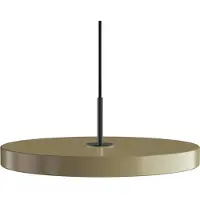 UMAGE Asteria keskikokoinen kattovalaisin Ø43 cm taupe/musta