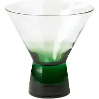 Broste Copenhagen Konus Cocktailglas - Green - 10 CL