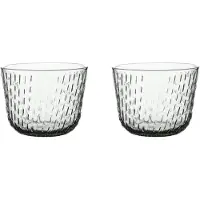 Marimekko Syksy juomalasi 2 dl 2-pakkaus Misty grey