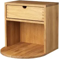 FDB Møbler B99 Radius seinäkaappi Oak nature oiled