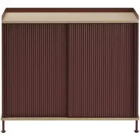 Muuto , Enfold senkki 100 x 45 cm - oiled oak Deep Red