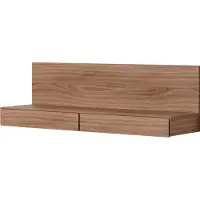 New Works Tana Media Module Walnut - Kirjoituspöydät Pähkinäpuu Saksanpähkinä - 42442