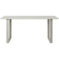 Muuto 70/70 ruokapöytä 225 x 90 cm Grey linoleum-Plywood-Grey