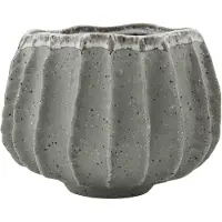 House Doctor - Shell Kukkaruukku 14 cm Beige/Harmaa