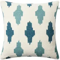 Chhatwal & Jonsson Ikat Agra -tyynynpäällinen 50 x 50 cm Heaven blue-palace blue