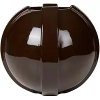 Louise Roe Vinci maljakko 01 29 cm Tummanruskea