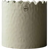 DBKD Flowery ruukku Ø16 cm Creme