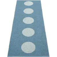 Pappelina , Vera Pop matto River Blue/Blue Fog 70 x 200cm