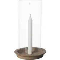 ERNST kynttilätarjotin-kynttilälyhty inkl lasisylinteri 30 cm Terrakotta