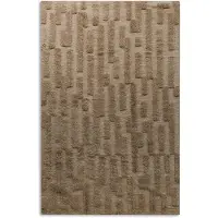 Tinted Objects Bielke matto 170x240 Cm - Yksiväriset matot Villa Tumma beige - 100139_50-170