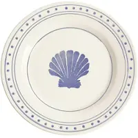 Pick a Poppy Shell Sivulautanen 22 Cm - Aluslautaset Kivitavara Sininen - C022203SS24-106