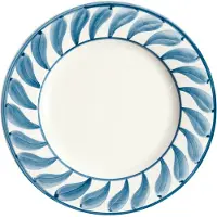 Pick a Poppy Swirl Sivulautanen 22 Cm - Aluslautaset Kivitavara Sininen - C022201SS24-156