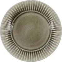 House Doctor Lunch Plate, Hdpleat, Grey, Brown - Grey - Ø 22 CM