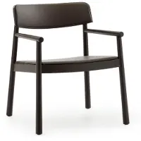 Normann Copenhagen Timb nojatuoli Ruskea saarni Ultra Leather Chocolate