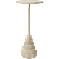 AYTM Solum Sivupöytä Hiekanvärinen/travertiininvärinen 67 Cm - Sivupöydät & Apupöydät Travertin Light Sand - 510829001011