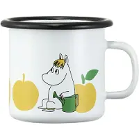 Muurla Mumin Emaljekrus »Glada Äpplen« 2,5 Dl - White - 250 ML