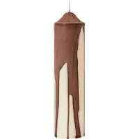 Ferm Living Dryp kynttilä Dark Chocolate, 20 cm