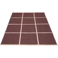 Pappelina Kudottu Matto Criss Burgundy 180x260 cm