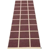 Pappelina , Kudottu Matto Criss Burgundy 70x225 cm