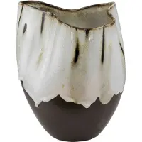 Mette Ditmer - By Hand Curve Maljakko 24,5 cm Offwhite