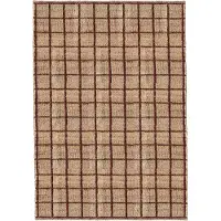 Layered Strata matto 300x400 Cm Burgundinpunainen - Kuviolliset matot Juutti Burgundy - BRJUBU300400