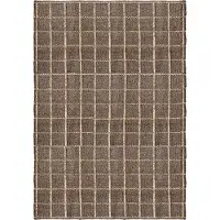 Layered Strata matto 140x200 Cm - Kuviolliset matot Juutti Ruskea - BRJUBR140200