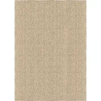Layered Basket Weave Sisal Matto 180x270 Cm Luonnollinen - Sileäksi kudotut matot Sisali Natural - PLSINA180270