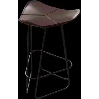 Cuero Design Pampa Baarijakkara 82 Cm Musta / Chocolate - Baarijakkarat Teräs Suklaa - 1601411