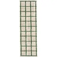 Layered Strata matto 75x240 Cm - Kuviolliset matot Juutti Vihreä - BRJUGR75240