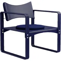 Verpan Series 270 F Nojatuoli - Nojatuolit Koivuvaneri Klein Blue - 147400