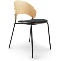 Please wait to be seated Dosina Tuoli / Tekstiili - Tuolit Tammi Musta - 702110002