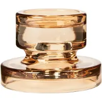 Broste Copenhagen Petra Candle Holder - Beige - H8CM