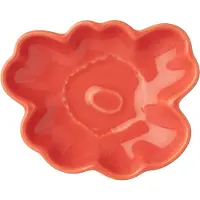 Marimekko Unikko shape lautanen 9,5 cm Oranssinpunainen