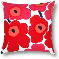Marimekko Pieni Unikko Pillow.c 50X50Cm - Red - 50X50CM