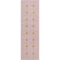 Decotique Mosaic villamatto 75 x 250 cm, vaaleanpunainen