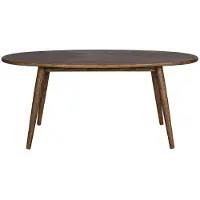Haslev Symphony 08 Sohvapöytä Ø120 Cm Tummaöljytty - Sohvapöydät Tammi Savutammi - SYML08-EGRO-KSEGRO50