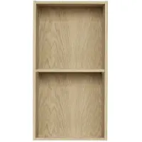 Haslev Reolen 1124 Seinähylly Valkoöljytty - Seinähyllyt Tammi Valkoiseksi öljytty Tammi - RL-1124-EG-OH33