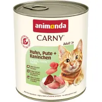 Animonda Carny 24x800g Adult kana, kalkkuna & kani Kissanruoka