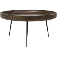 MATER Bowl X-Large -pöytä mango sirka grey, musta teline