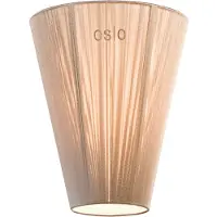 Northern Oslo Wood lattiavalaisin varjostin Beige