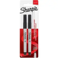 Sharpie 1985878, Musta, Musta, Valkoinen, Erittäin hieno, 650 m, Kangas, Lasi, Paperi, Muovi, Puu, Kupla