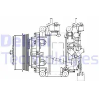 Delphi Kompressori, ilmastointilaite CS20515