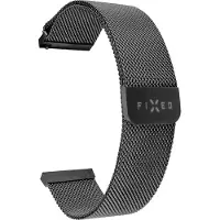 FIXED älykellon mesh-ranneke, 22 mm, musta