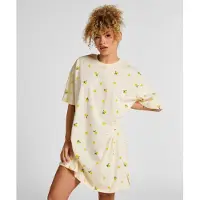 Hunkemoller Sd Jersey Lace Bow - Yellow - XS/S